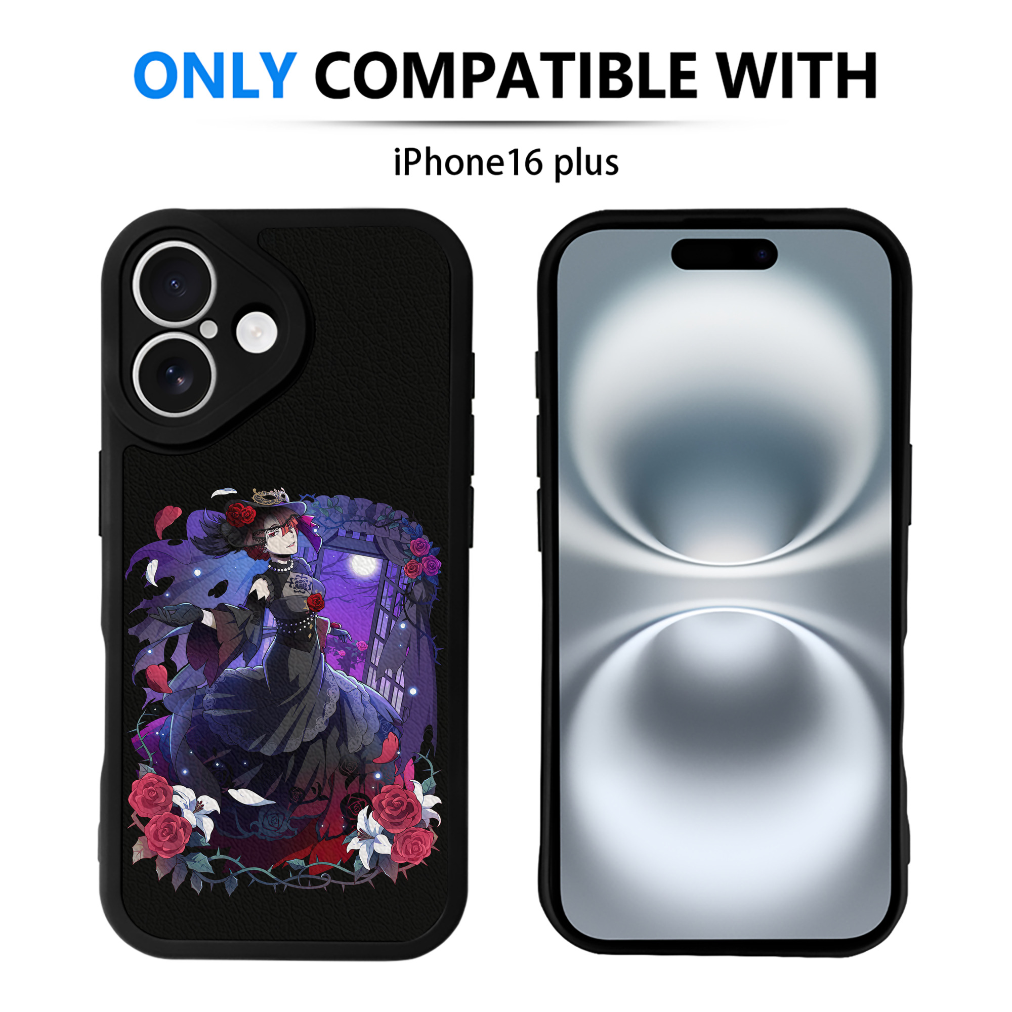 （画像用） 文豪ストレイドッグス Bungo Stray Dogs 【iPhone 16シリーズ対応】シリコンスマホケース（レザー調） 材質：シリコン